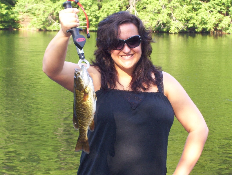 7/25/09 - Melissa's 3rd Smallie - 13in 1lb