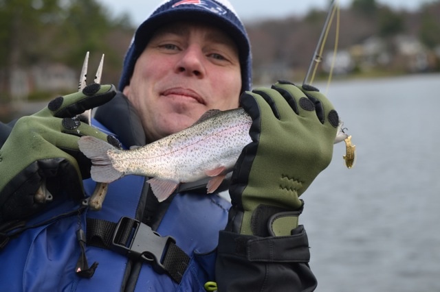 Rainbow trout near Pelham