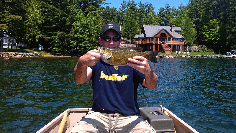 Spawning Smallmouth near New Durham