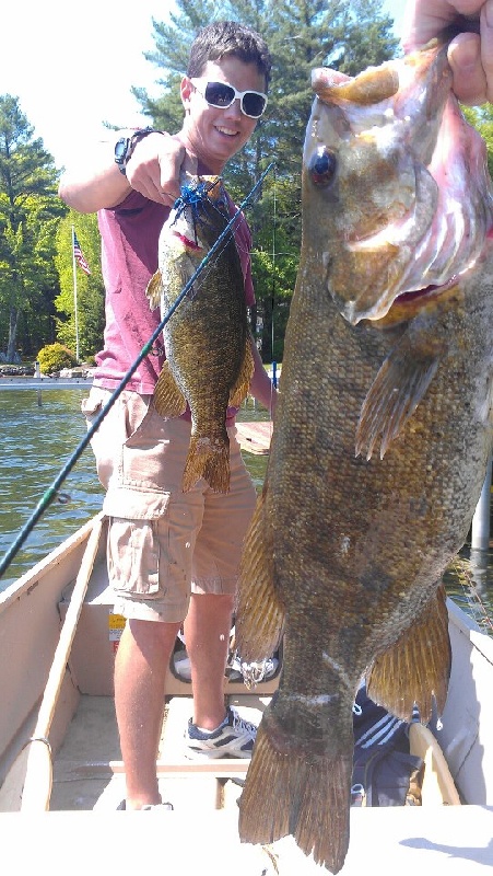 Double smallies near New Durham