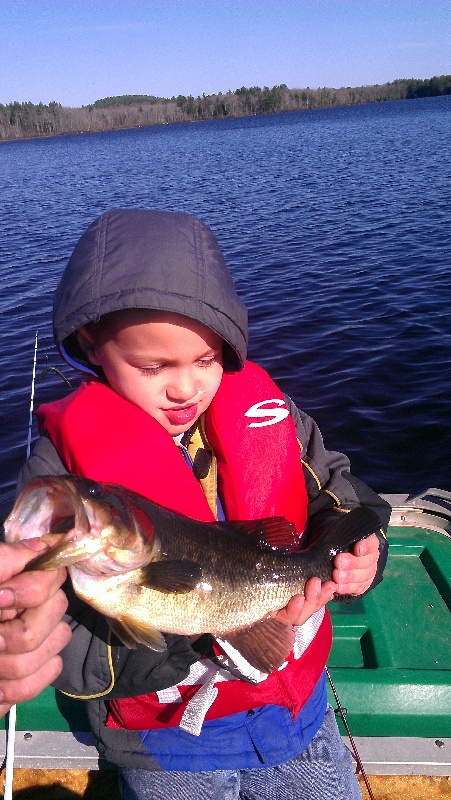 cams first bass of the year bigger than dads near East Kingston