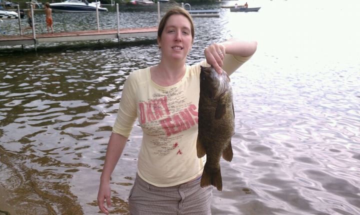 9/2011 Smallmouth near Sanbornton