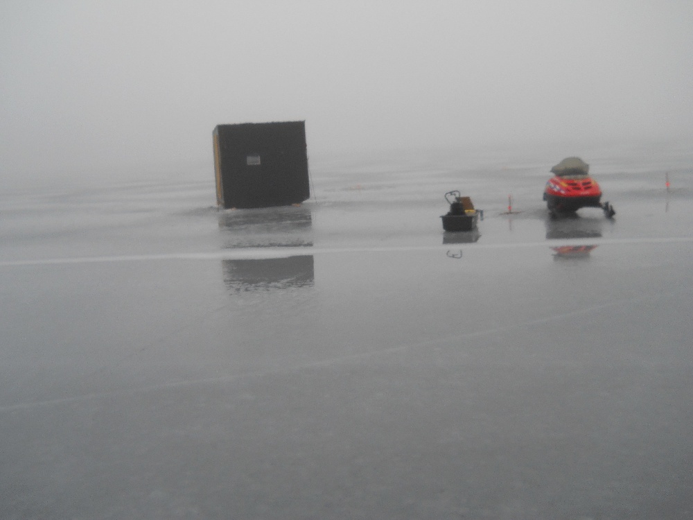 ice fishing 12/31/2011 near Enfield