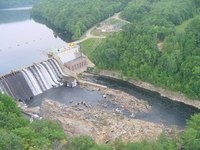 Ayers Island Dam near Thornton