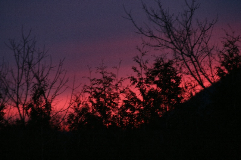 Sunset in Colebrook