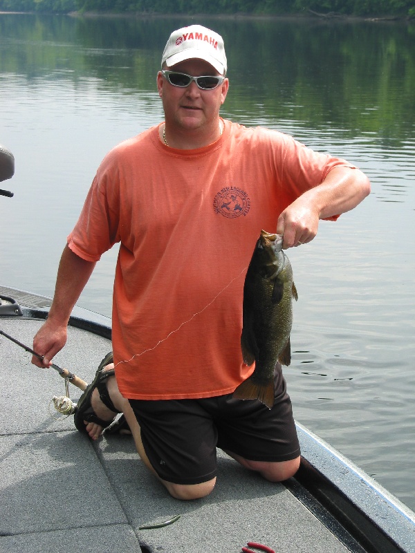 Ed on the river near Gilsum