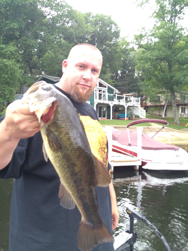 First Locke Lake Bass near Barnstead