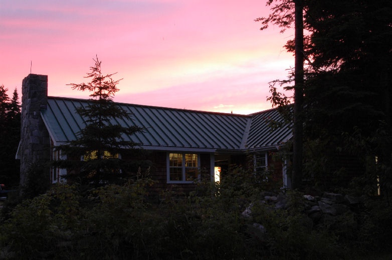 Sunset at the campground near Pittsburg