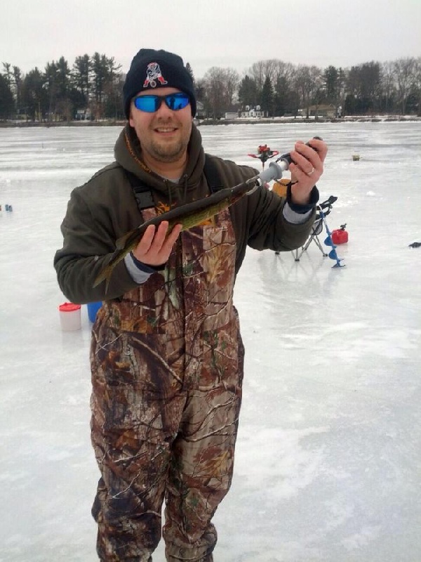 Pickerel through the ice