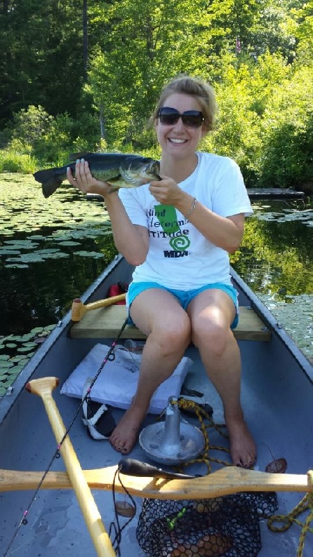 My First Bass near Amherst